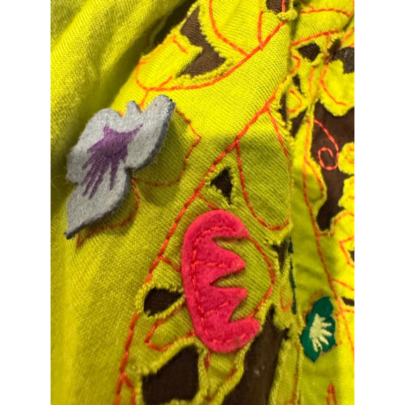 Mamatayoe Skirt Green Brown Size Extra Large Boho - Picture 10 of 16